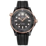 OMEGA Seamaster Diver 300m Black Ceramic Sedna Gold 43.5mm Super clone