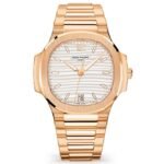 Patek Nautilus Ladies Watch 7118/1R-001 Rose Gold with White dial (35mm) Super Clone