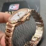 Patek Nautilus Ladies Watch 7118/1R-001 Rose Gold with White dial (35mm) Super Clone