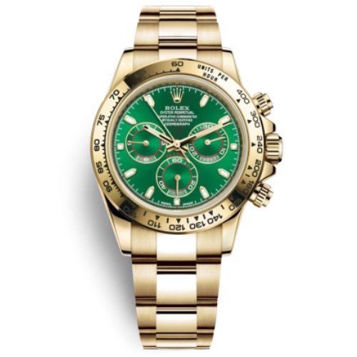 Rolex Cosmograph Daytona Yellow Gold 'John Mayer' with Green Dial Replica