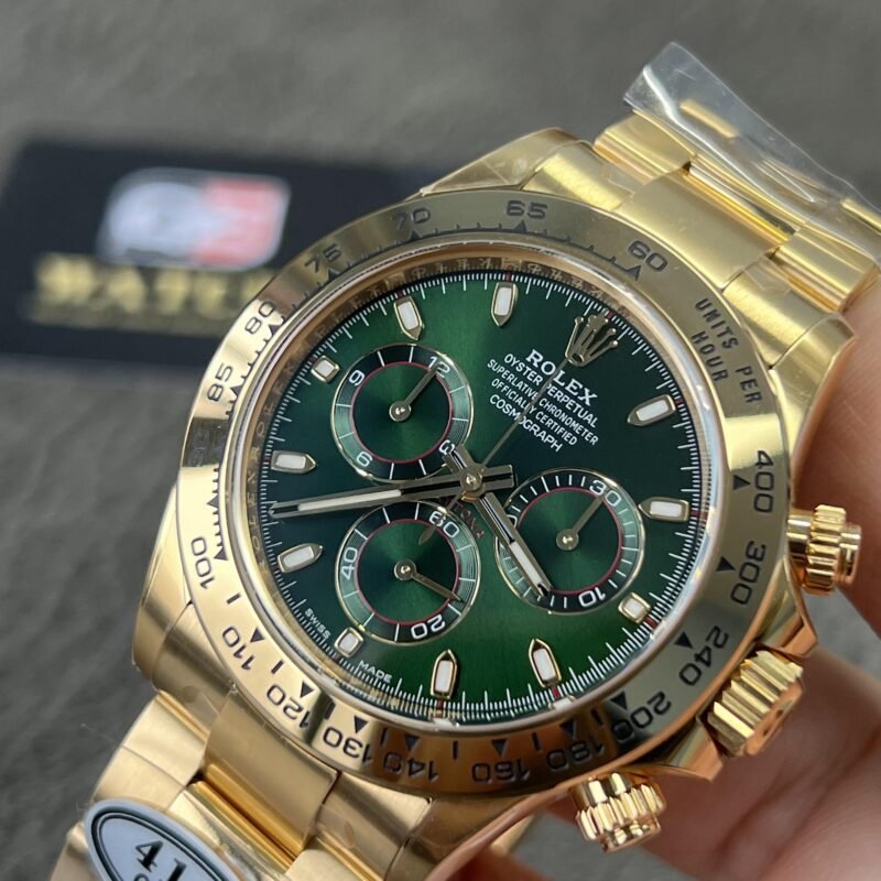 Rolex Cosmograph Daytona Yellow Gold 'John Mayer' with Green Dial Replica