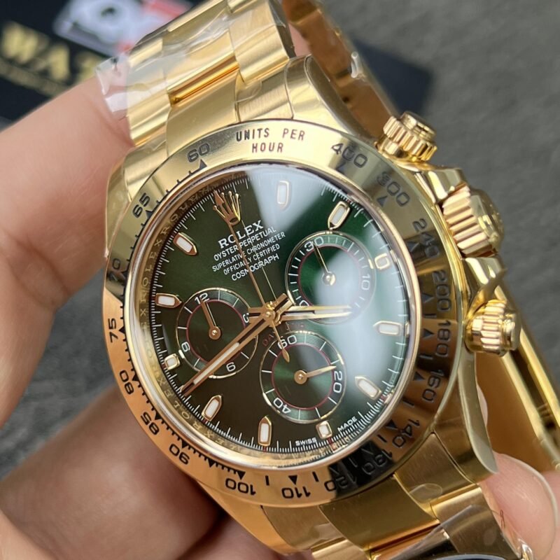 Rolex Cosmograph Daytona Yellow Gold 'John Mayer' with Green Dial Replica