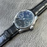 IWC PORTUGUESE  BLACK LEATHER STRAP 42mm Replica