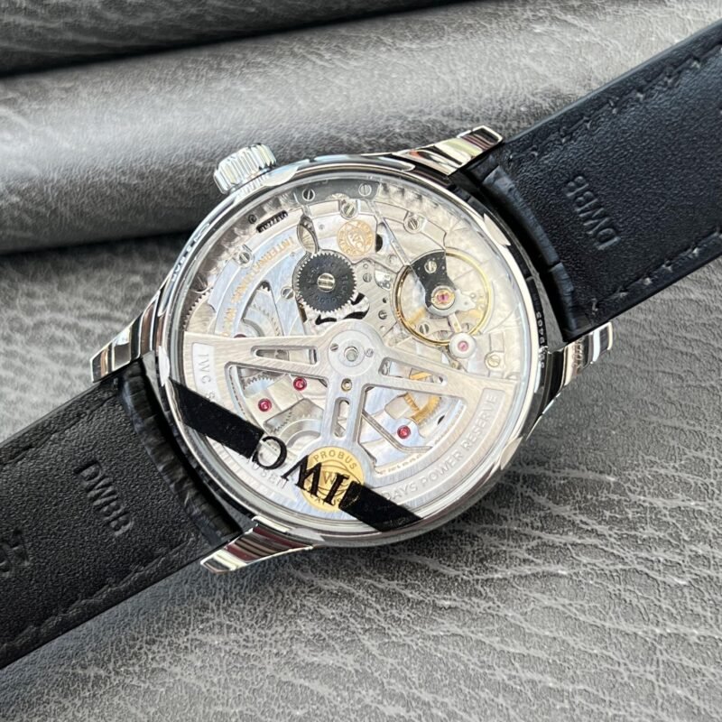 IWC PORTUGUESE  BLACK LEATHER STRAP 42mm Replica