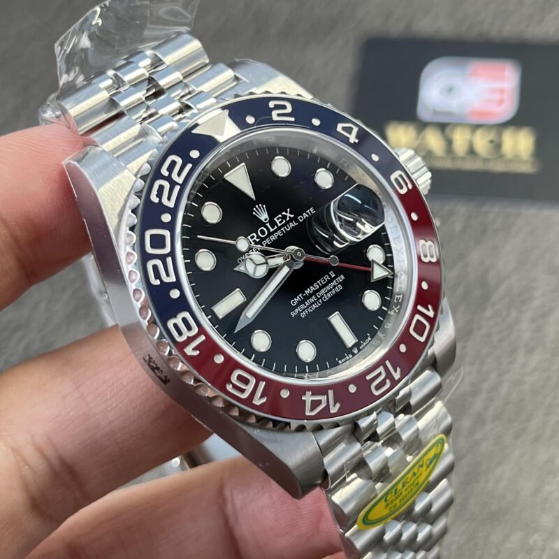 Rolex GMT Master II 126710BLRO Stainless Steel 'Pepsi' on Jubilee (40mm) Super Clone