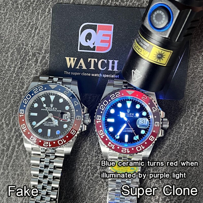 Rolex GMT Master II 126710BLRO Stainless Steel 'Pepsi' on Jubilee (40mm) Super Clone