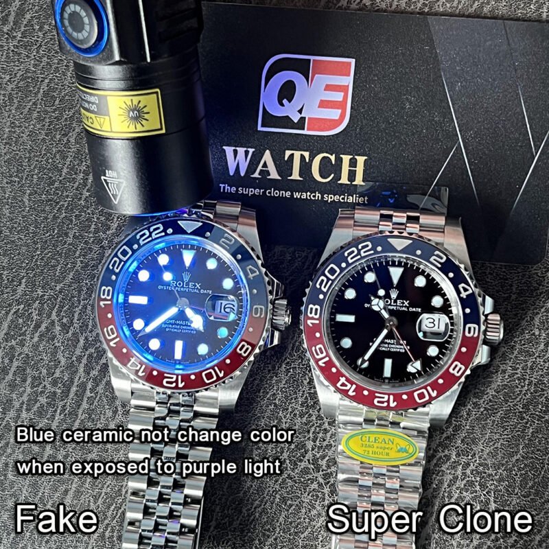 Rolex GMT Master II 126710BLRO Stainless Steel 'Pepsi' on Jubilee (40mm) Super Clone