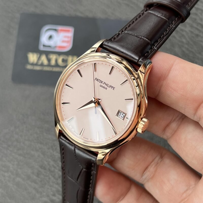 Patek Calatrava 5227R-001 Rose Gold with Ivory Dial (39mm) Super Clone