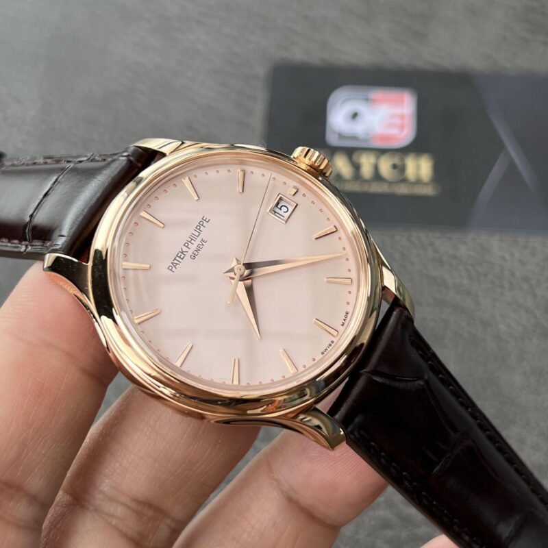 Patek Calatrava 5227R-001 Rose Gold with Ivory Dial (39mm) Super Clone