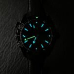 Omega Planet Ocean Deep Black Ceramic GMT Watch on Black Nylon Strap Super Clone