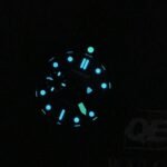 PAM00960 42mm Submersible Carbon Black Element Blue Markers on Rubber Strap Super Clone