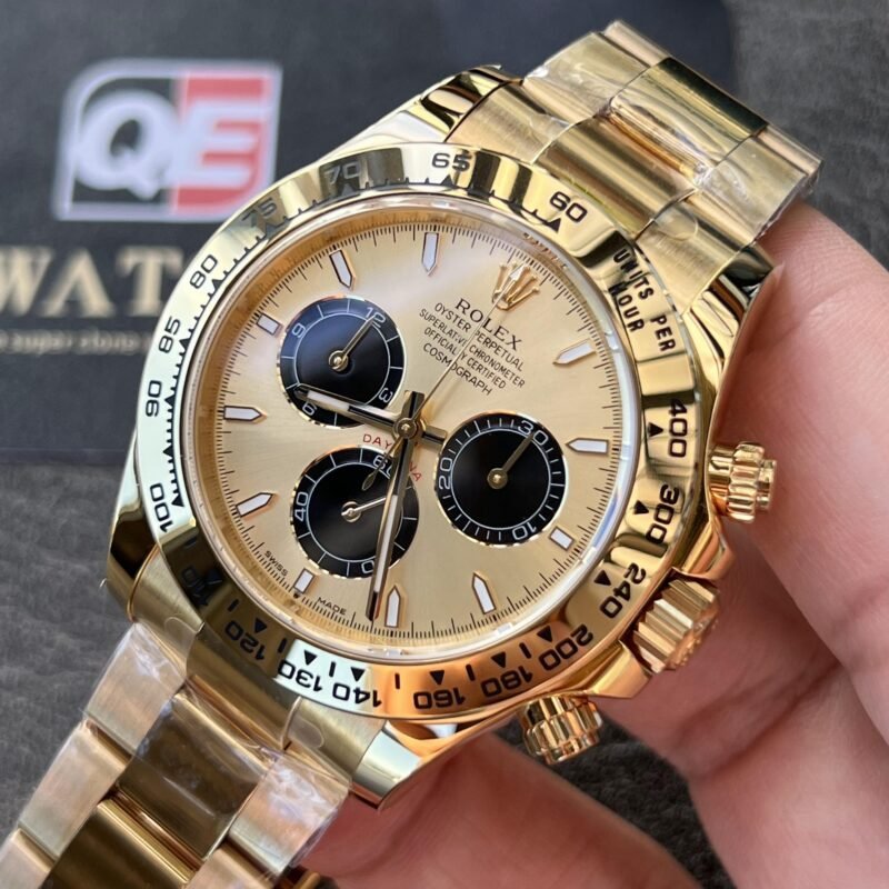 Rolex Cosmograph Daytona m126508-0006 Yellow Gold with Gold Dial Super Clone