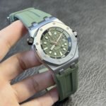 Royal Oak Offshore Diver 15720 Stainless Steel with Green Dial (42mm) Super Clone