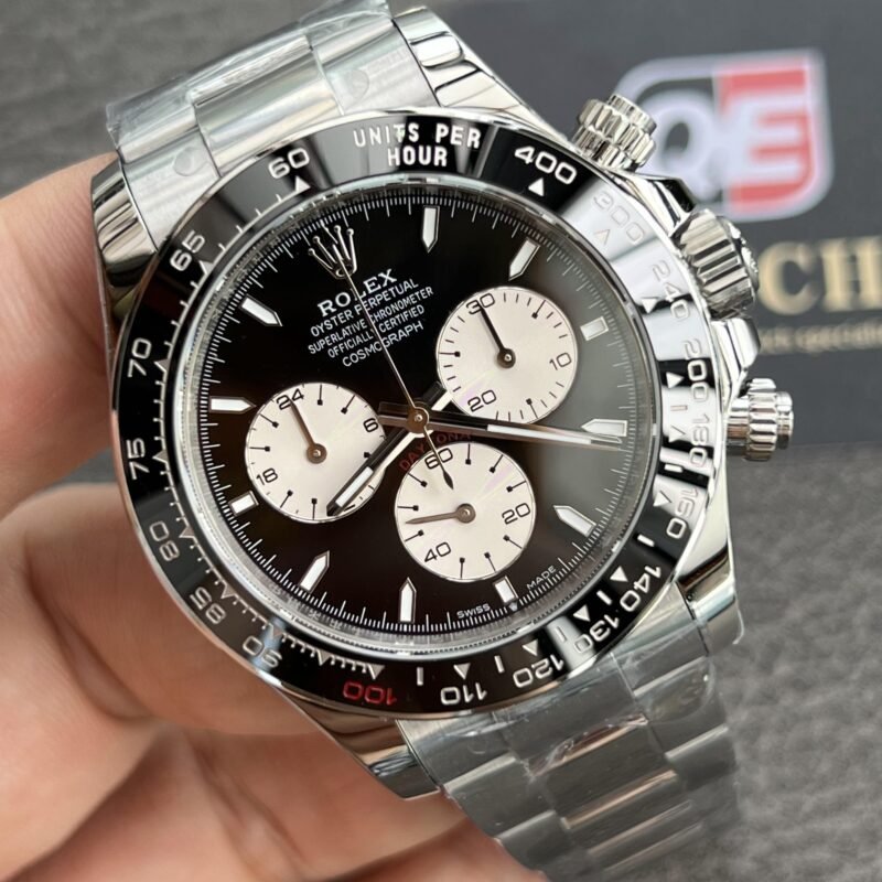 Rolex Daytona "Le Mans" m126529LN-0001 with Black and White Dial Super Clone