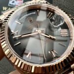 Rolex Day-Date m228235-0055 Rose gold with Slate Ombré Dial President bracelet (40mm) Super Clone