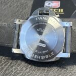 PAM01288 Submersible 44mm anthracite gradient on gray leather Strap Super Clone