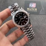 Rolex Day-Date m228239-0004 White gold with Black Dial President bracelet (40mm) Super Clone