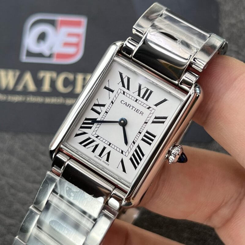 Cartier Tank Must WSTA0052 Large Model Quartz Movement Steel 33.7mm X 25.5mm Super Clone