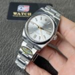 Rolex Oyster Perpetual 41mm M124330 Stainless Steel with Silver Dial Oystersteel Top Replica