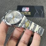 Rolex Oyster Perpetual 41mm M124330 Stainless Steel with Silver Dial Oystersteel Top Replica