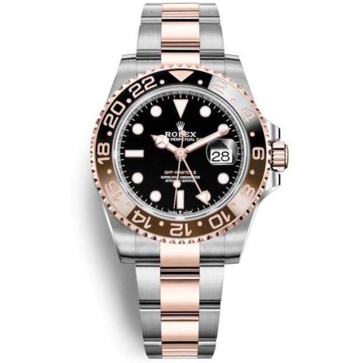 Rolex GMT Master II 126711CHNR Root Beer steel and rose gold 40mm Super Clone