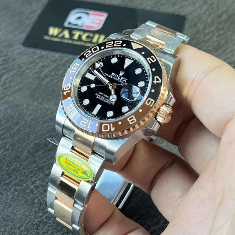 Rolex GMT Master II 126711CHNR Root Beer steel and rose gold 40mm Super Clone