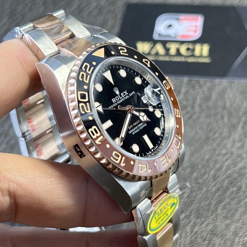 Rolex GMT Master II 126711CHNR Root Beer steel and rose gold 40mm Super Clone