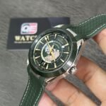 Omega Seamaster Aqua Terra 150m GMT Worldtimer Green Dial Green Rubber Strap 43mm Super Clone