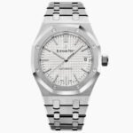 Audemars Piguet Royal Oak 15450ST.OO.1256ST.01 White Index Self- Winding 37mm Stainless Steel Super Clone