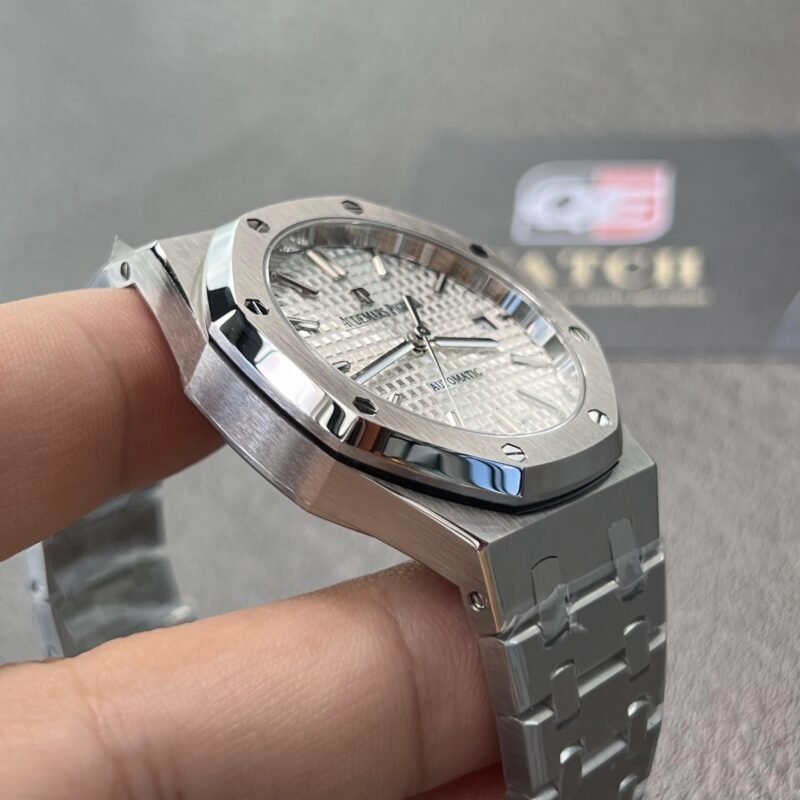 Audemars Piguet Royal Oak 15450ST.OO.1256ST.01 White Index Self- Winding 37mm Stainless Steel Super Clone