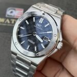 IWC Ingenieur Automatic 40mm Black Grid Dial Stainless Steel IW328901 Super Clone