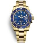 Rolex Submariner M116618LB Full Yellow Gold with Blue Dial Super Clone