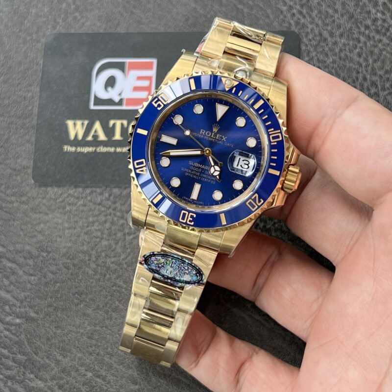 Rolex Submariner M116618LB Full Yellow Gold with Blue Dial Super Clone