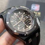 Royal Oak Offshore Chronograph Full Ceramic on Black Rubber Strap 44mm Super Clone