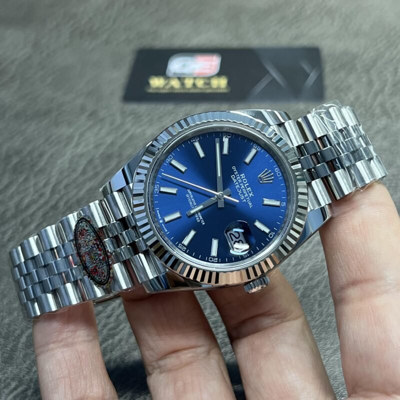 Rolex Datejust 41mm/36mm Stainless Steel on Jubilee with Blue Dial and Fluted Bezel Super clone