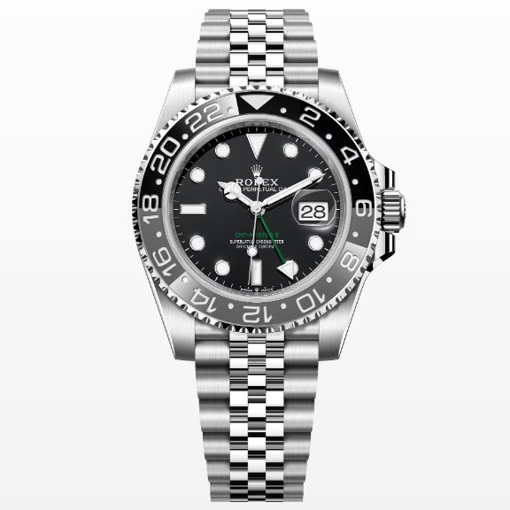 Rolex Bruce Wayne GMT Master II 126710grnr-0003 Black/Grey two-tone ceramic bezel Stainless Steel (40mm) Super Clone