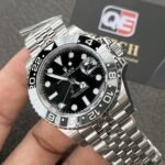 Rolex Bruce Wayne GMT Master II 126710grnr-0003 Black/Grey two-tone ceramic bezel Stainless Steel (40mm) Super Clone