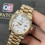 Rolex Day-Date m228238-0042 Yellow gold with White Dial (Roman Numerals) President bracelet (40mm) Super Clone