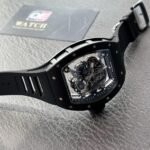 Richard Mille RM055 Black Ceramic Skeleton dial Black Rubber Strap Super Clone