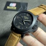 PANERAI LUMINOR PAM00441  44mm Black Ceramic Leather GMT Automatic