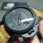 PANERAI LUMINOR PAM00441  44mm Black Ceramic Leather GMT Automatic