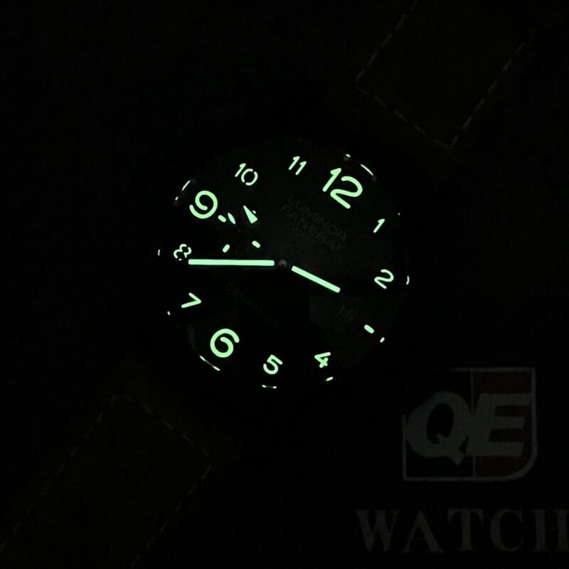 PANERAI LUMINOR PAM00441  44mm Black Ceramic Leather GMT Automatic