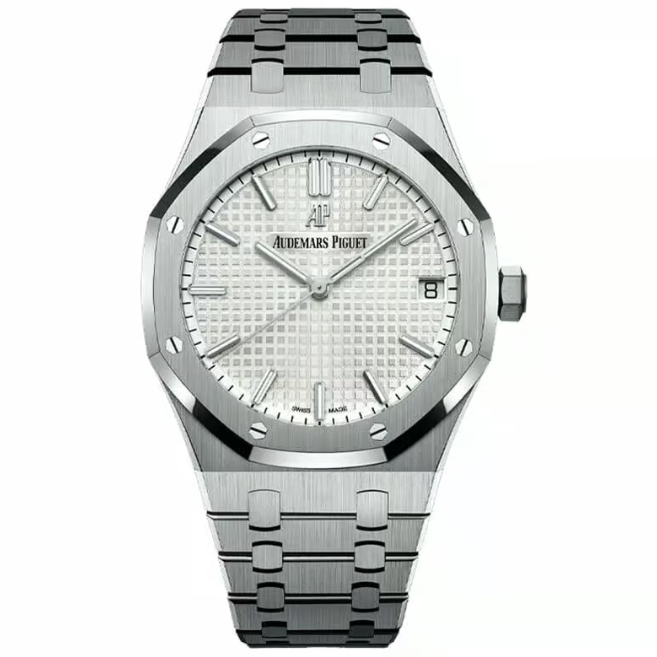 Audemars Piguet Royal Oak 15500St.Oo.1220St.04 White Index Self- Winding 41Mm Stainless Steel Super Clone