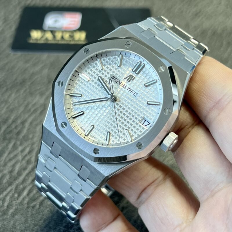 Audemars Piguet Royal Oak 15500St.Oo.1220St.04 White Index Self- Winding 41Mm Stainless Steel Super Clone