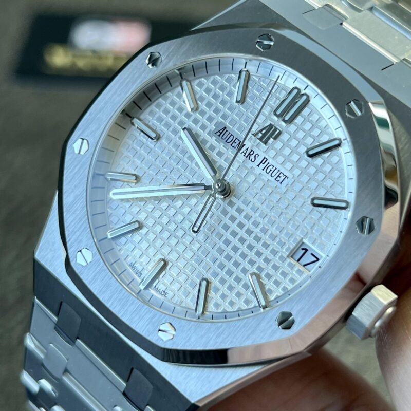 Audemars Piguet Royal Oak 15500St.Oo.1220St.04 White Index Self- Winding 41Mm Stainless Steel Super Clone