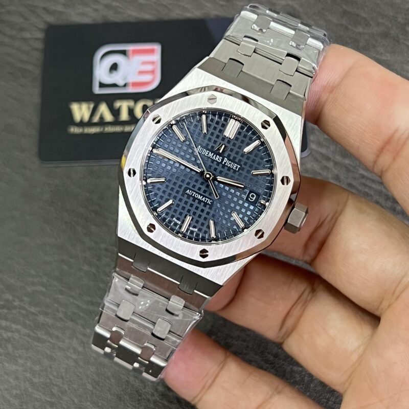 Audemars Piguet Royal Oak 15450ST.OO.1256ST.03 Blue Index Self- Winding 37Mm Stainless Steel Super Clone