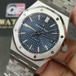 Audemars Piguet Royal Oak 15450ST.OO.1256ST.03 Blue Index Self- Winding 37Mm Stainless Steel Super Clone