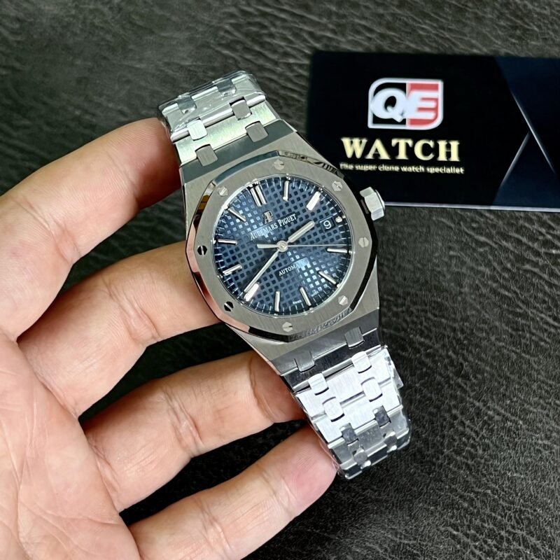 Audemars Piguet Royal Oak 15450ST.OO.1256ST.03 Blue Index Self- Winding 37Mm Stainless Steel Super Clone