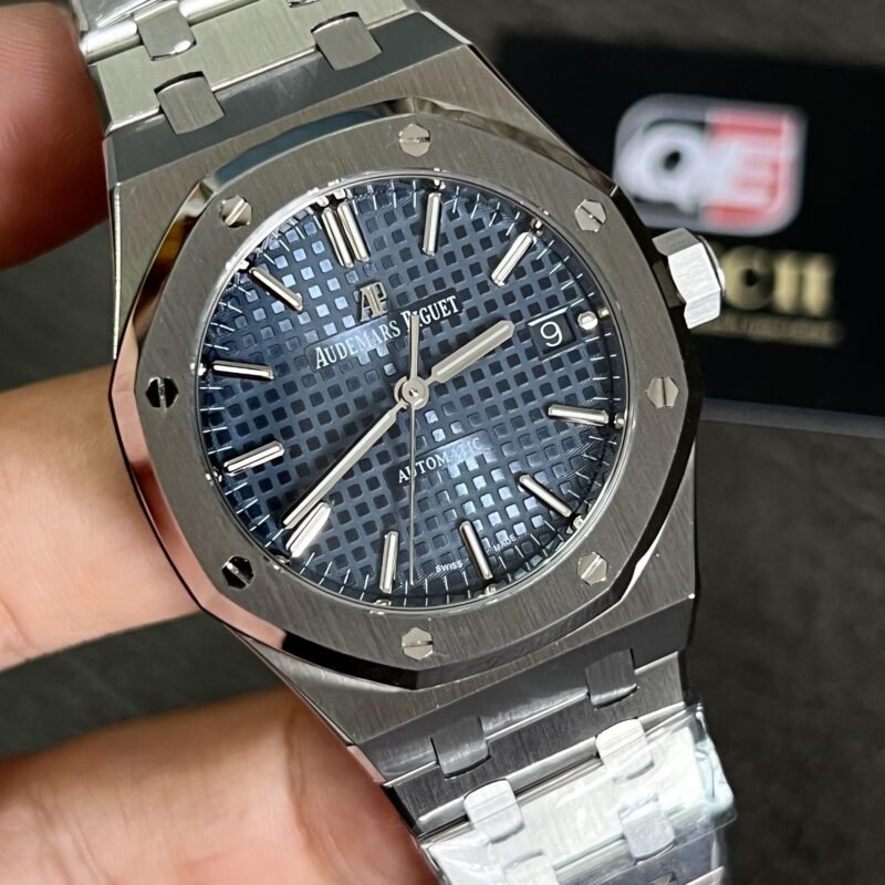 Audemars Piguet Royal Oak 15450ST.OO.1256ST.03 Blue Index Self- Winding 37Mm Stainless Steel Super Clone