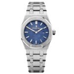 Audemars Piguet Royal Oak Women's Quartz Watch 67650ST Stainless Steel with Blue Dial (33mm) Super Clone